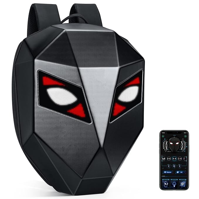 LED Motorcycle Backpack with Programmable Screen – Waterproof