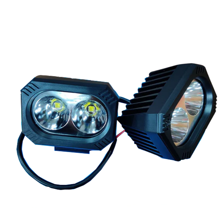 40 Watt HJG Dual bulb Led Fog Light for Alll bikes