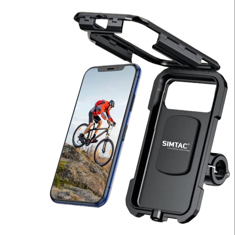 Simtac Waterproof Mobile Holder for Bikes, Scooters Bicycles