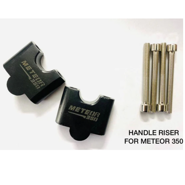 Royal Enfield Handlebar Riser – Black, For Meteor 350cc (OEM Style)