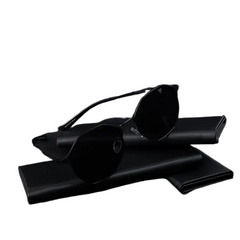 Black Polarized Geometric Sunglasses – Stylish & UV Protection | PMG4146