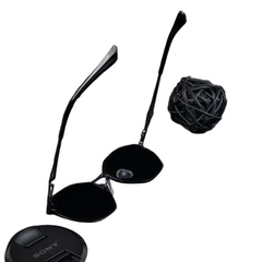 Black Polarized Geometric Sunglasses – Stylish & UV Protection | PMG4146