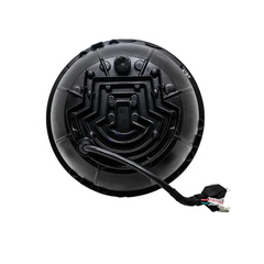 7 Inch LED Headlight with Spotless and Bright DRL Fits in Royal Enfield (All Model) And Mahindra Thar (12V-80V DC 75W-110W)