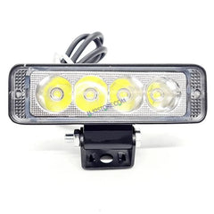 HJG 4 LED Fog Light for Bikes and Cars High Power, Heavy clamp and Strong aluminum. (4 LED Fog pair)