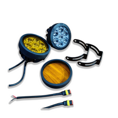 HJG 70w Round 7 LED Fog Light without Harness