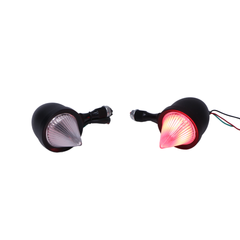 Led Indicator with Flames for all motorcycles-Bi Color Set of 4