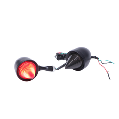 Led Indicator with Flames for all motorcycles-Bi Color Set of 4