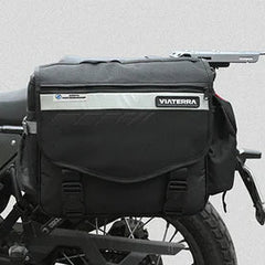 100% Waterproof Leh Motorcycle Saddlebags for Straight exhausts (70 LTR) | Inclusive of Inner Waterproof Liner + Outer rain/dust Cover