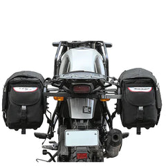 100% Waterproof Leh Motorcycle Saddlebags for Straight exhausts (70 LTR) | Inclusive of Inner Waterproof Liner + Outer rain/dust Cover