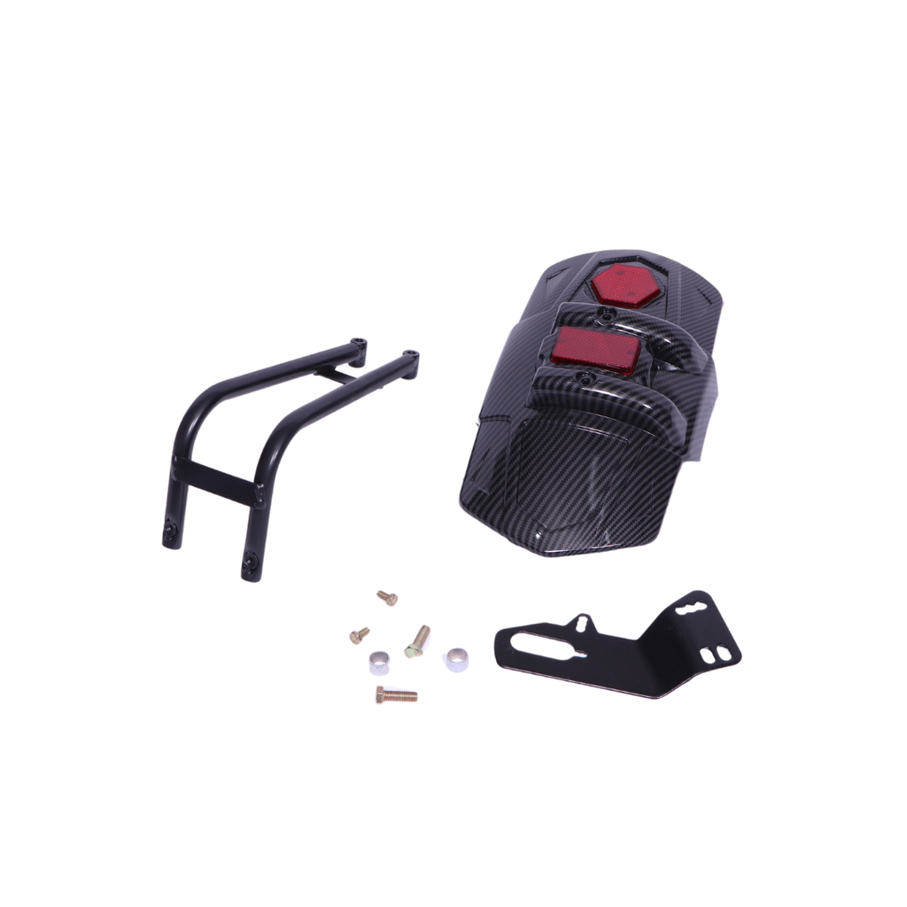 Universal Tyre Hugger for Royal Enfield Hunter/Harley X440-Carbon Fibr ...