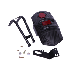 Universal Tyre Hugger for Royal Enfield Hunter/Harley X440-Carbon Fibre Finish