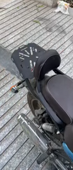 Laser Top rack for Royal Enfield Meteor 350-Fits with Stock Backrest-Viral