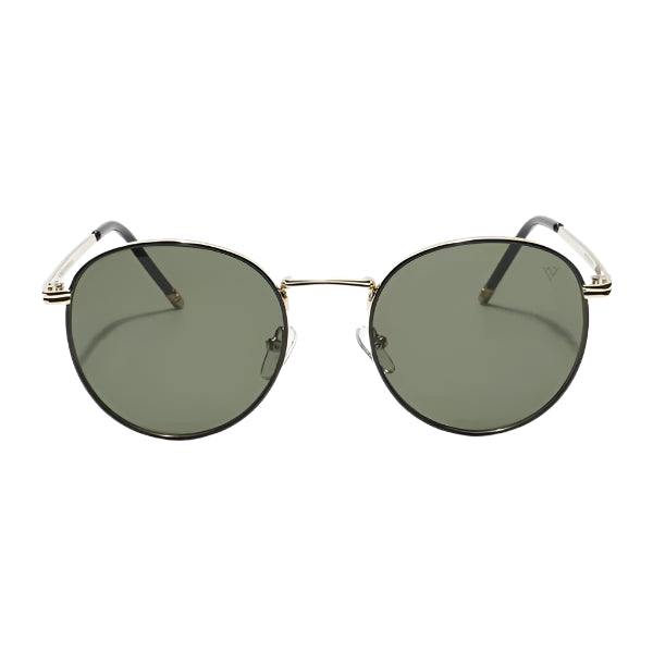 Sylis | Round Green Gold Sunglasses MG3624
