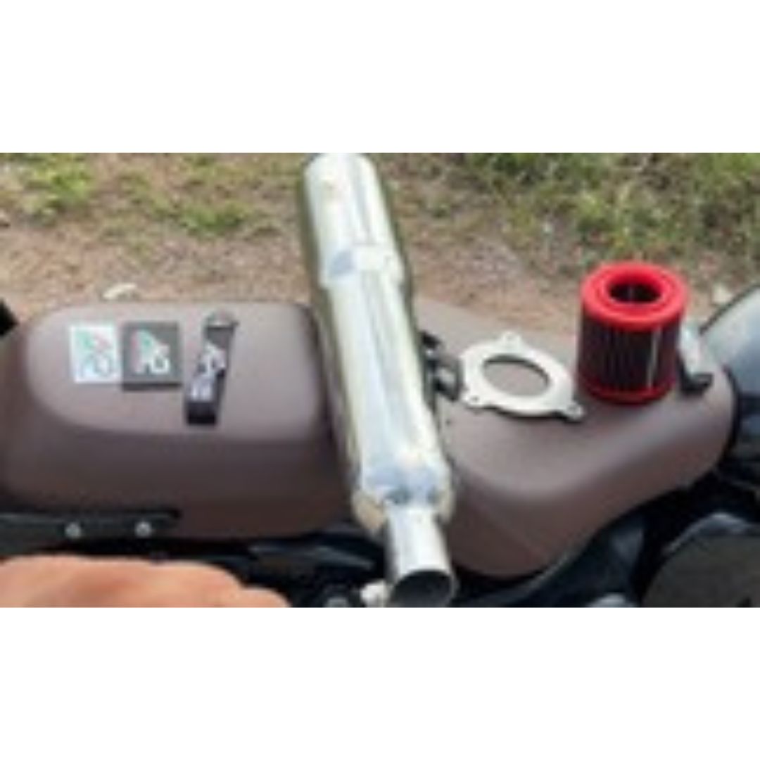 Thor exhaust combo - Silver