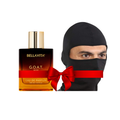 G.O.A.T. Man - 100ml - Eau De Parfum for Men + Windproof Balaclava Ski Mask for Men & Women - Cold Weather Face Gear for Motorcycle Riding & Winter Sports