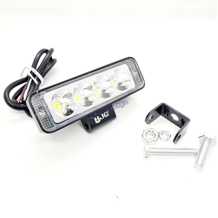 HJG 4 LED Fog Light for Bikes and Cars High Power, Heavy clamp and Strong aluminum. (4 LED Fog pair)