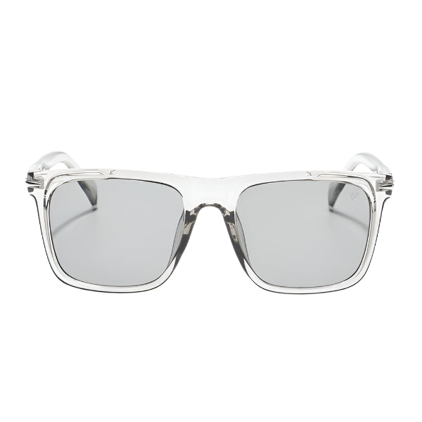 Blaze X Transparent Grey Wayfarer Sunglasses – Stylish & UV Protection | MG3637