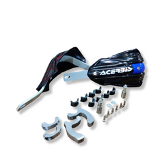 Acerbis Hand Guards | Top Hard Quality | Universal Fit | Black & Blue | Ultimate Protection for Off-Road Riding