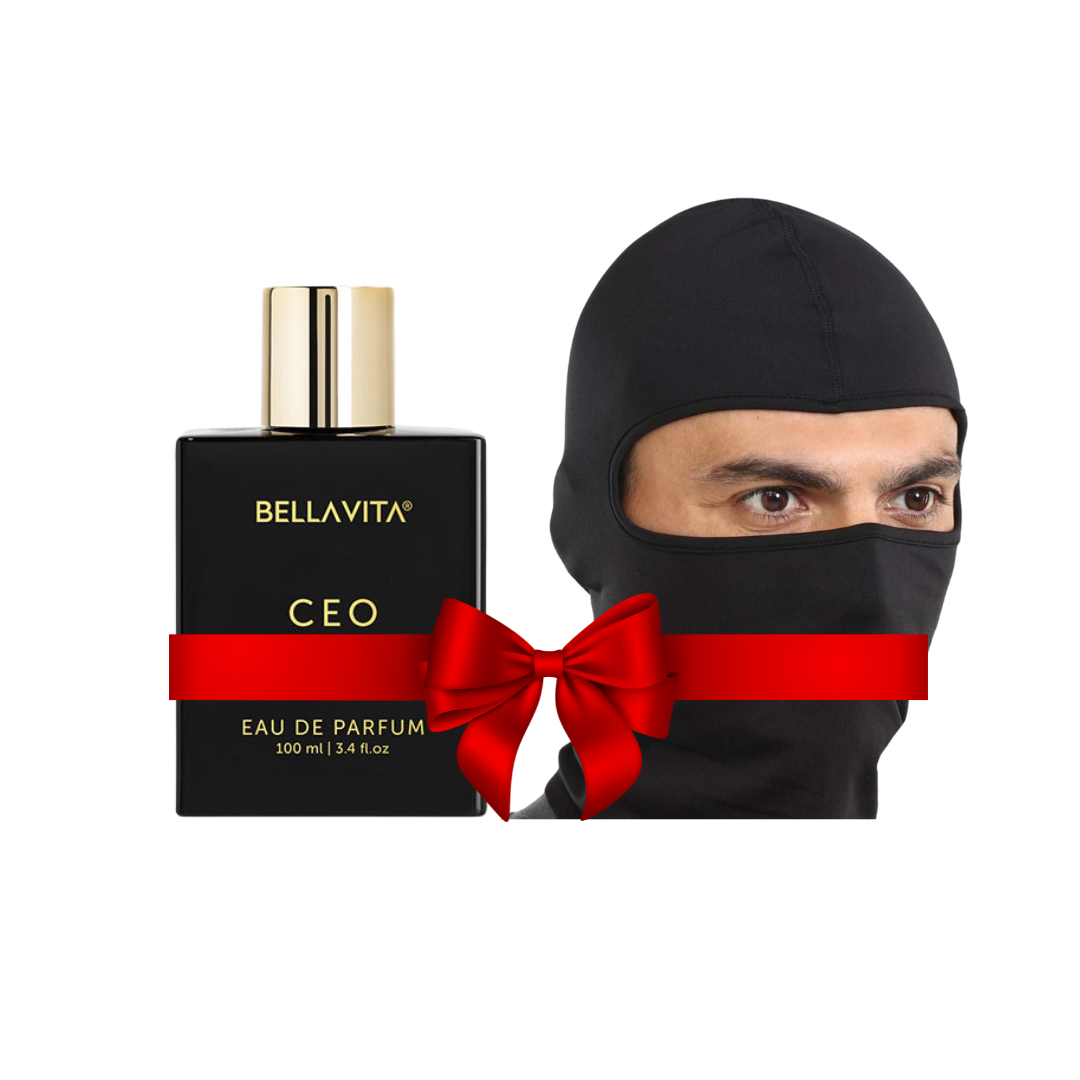 CEO Man - EAU DE PARFUM + Windproof Balaclava Ski Mask for Men & Women - Cold Weather Face Gear for Motorcycle Riding & Winter Sports