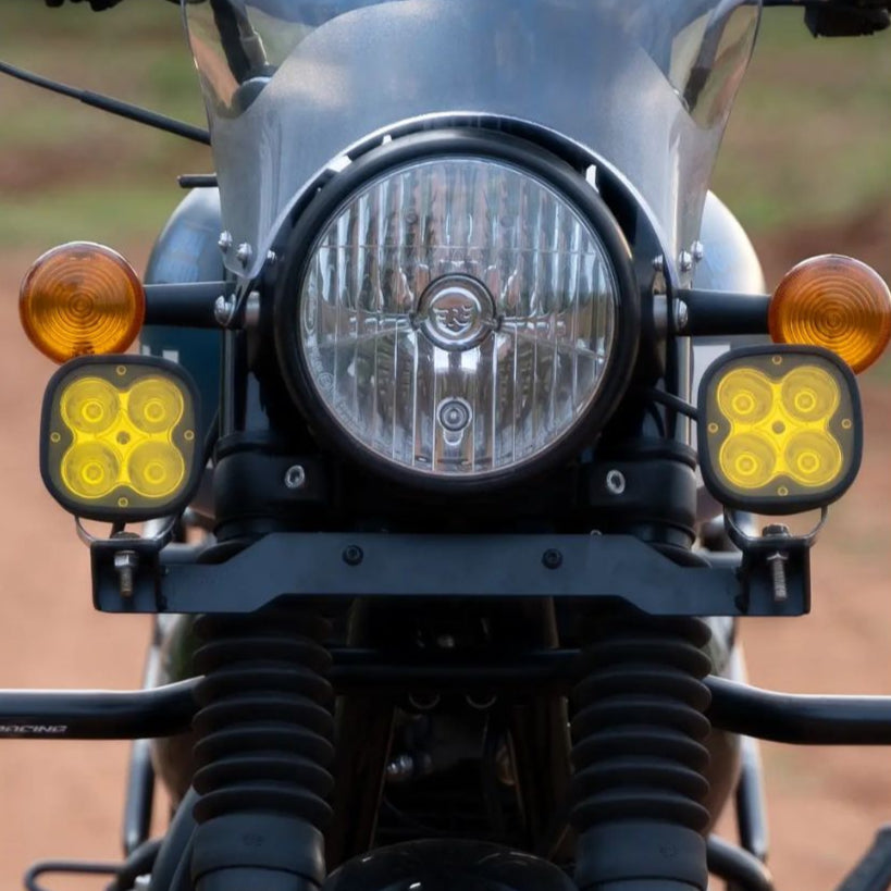 Fog light Clamps for Number plate frame – Sans Classic Parts