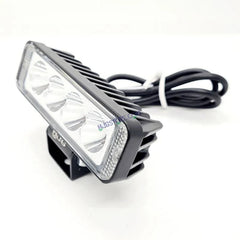 HJG 4 LED Fog Light for Bikes and Cars High Power, Heavy clamp and Strong aluminum. (4 LED Fog pair)
