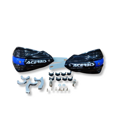 Acerbis Hand Guards | Top Hard Quality | Universal Fit | Black & Blue | Ultimate Protection for Off-Road Riding