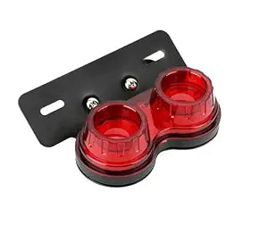 Bike Led 12V Motorcycle Tail Light Integrated Running Lamp Brake&Turn Signal Light with License Plate Bracket Compatible with RE Hunter 350