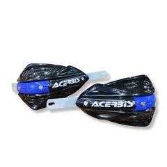 Acerbis Hand Guards | Top Hard Quality | Universal Fit | Black & Blue | Ultimate Protection for Off-Road Riding