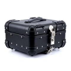 Top box ABS black with Handle for all motorcycles-Variety Sizes