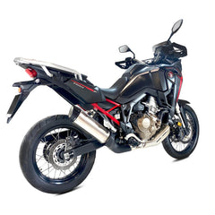 IXRACE Desert Stainless Steel Muffler for Himalayan 452cc | Euro 5 Approved | High-Quality Finish