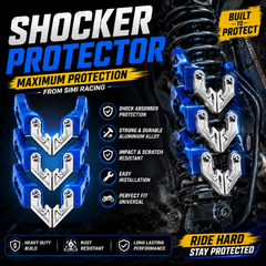 Premium CNC Aluminum Shocker Protector for Motorcycles – Stylish & Durable Fork Guard-Viral