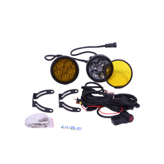 HJG 50w Round 5 LED Fog Light with Harness