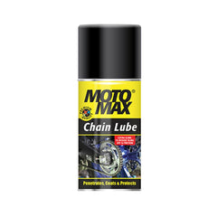 Motomax Chain Lube Aerosol Spray 100 ml |Provides Lubrication and corrosion protection of Chain & sprockets for Bikes, Motorbikes, Cars| Avoid Sling Off & Prevent Chain breakage | Extended Chain Life