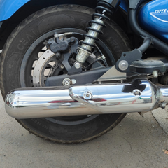 ROYAL Enfield Super Meteor 650 REPLICA EXHAUST with PERFORMANCE-KP Racing