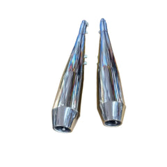 Venom V2 Exhaust Chrome with DB Killer for Jawa 42 Bobber & Perak
