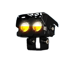 Moto Genius 2-in-1 LED Fog Lights (40W, White/Yellow) - Universal Fit
