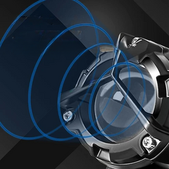 LIU HJG Original 60W Mini Mercedes Y Lens Ultra Wide LED Fog Lights – Dual Color White/Yellow, Pair