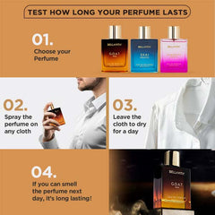 G.O.A.T. Man - 100ml - Eau De Parfum for Men + Windproof Balaclava Ski Mask for Men & Women - Cold Weather Face Gear for Motorcycle Riding & Winter Sports