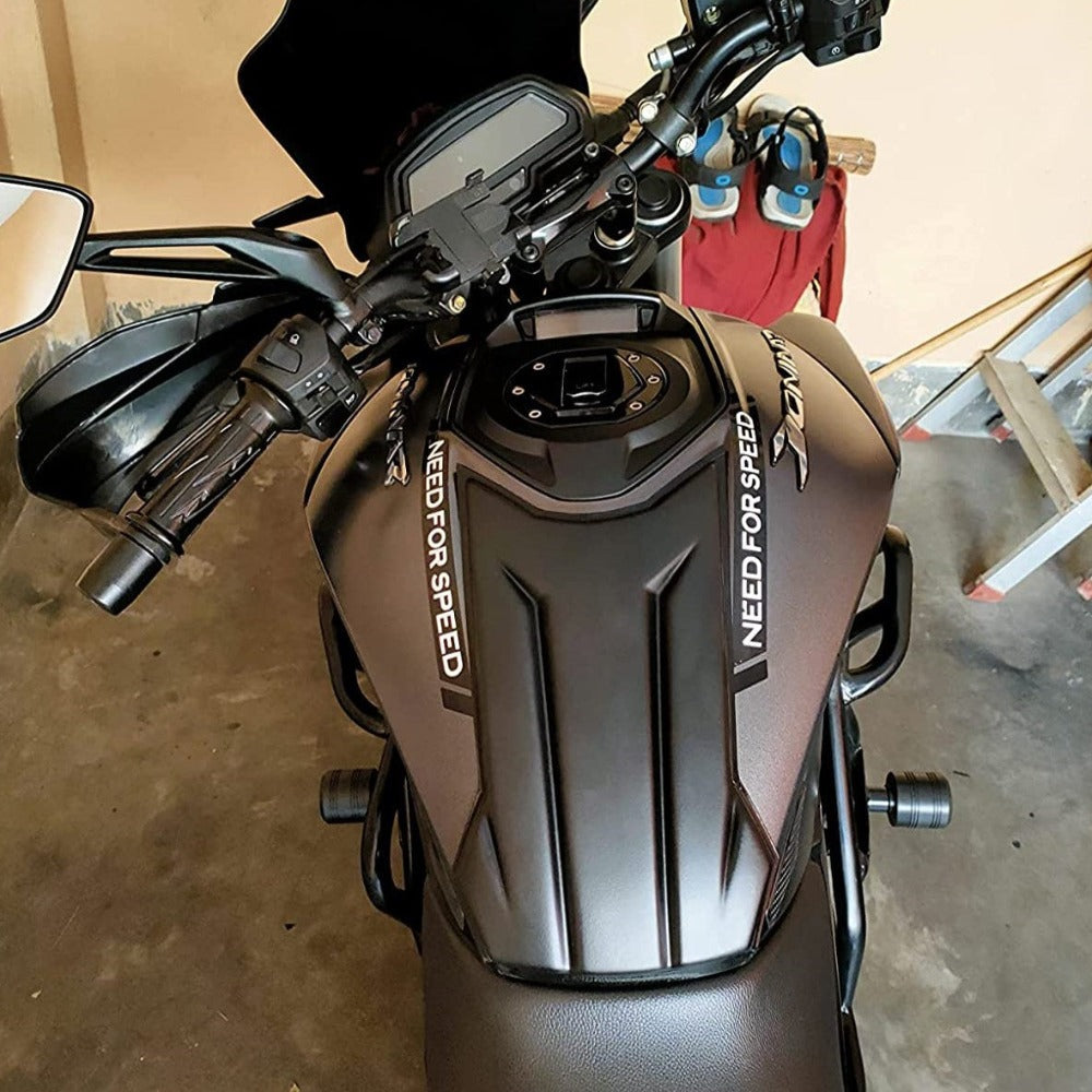 Bajaj Dominar Tank Protection | Best Tank Pad Cover | Tank Scratch Protection | Modified Looks | Fits Bajaj Dominar 250 | Dominar 400 | Saiga Parts Modification Accessories