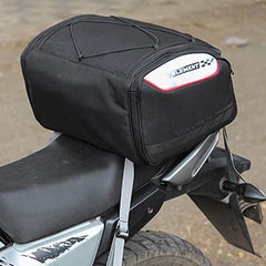 Element Motorcycle Tailbag (35 LTR) I Compatible with All Bikes I Inclusive of Outer Rain/Dust Cover