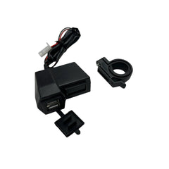 Dual USB Charger with Voltmeter for all Motorcycle