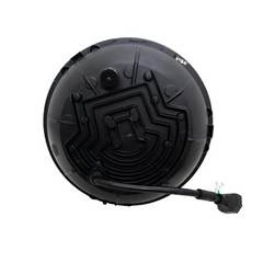 HJG 7 Inch Minus White LED Headlight Assembly – 75-120W CREE/Osram, Multicolor, Compatible with Royal Enfield, Thar, Jeep & Gypsy