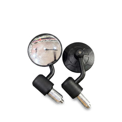 Imported Round  bar end Mirrors with small support Rod