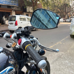 Napolean Bar End  Mirrors  for Motorcycle & Scooters, Universal Rearview Mirror, M8/M10