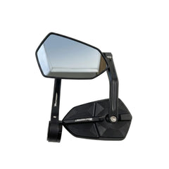 Imported Trapezium bar end Mirrors with Long support Rod