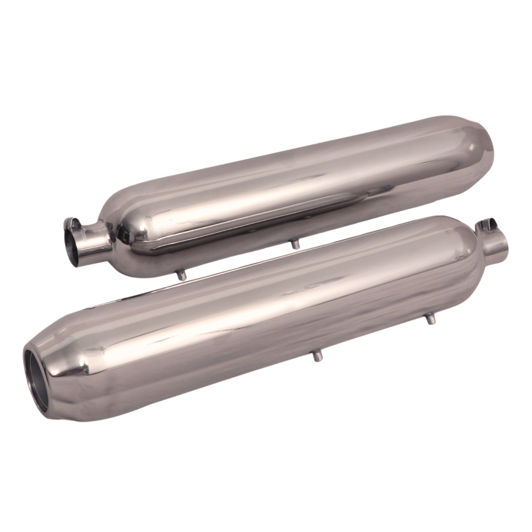 Stainless Steel OE Style Hurricane Exhaust for Super Meteor 650 & Shotgun 650 | Durable Performance | Enhanced Efficiency | Corrosion-Resistant