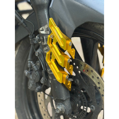 Premium CNC Aluminum Shocker Protector for Motorcycles – Stylish & Durable Fork Guard-Viral
