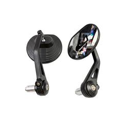 Imported Round bar end Mirrors with Long support Rod