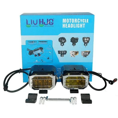 HJG  45W Transformer White/Yellow LED Fog Lights - Waterproof (No Harness)