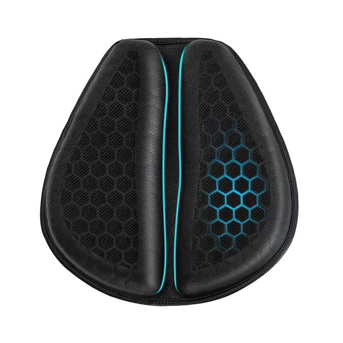 Motorcycle Honeycomb Gel Air Seat Cushion for Medical, Offices, Home, Motorcycle and Car Lumbar Support - Universal Fit & Breathable Design
